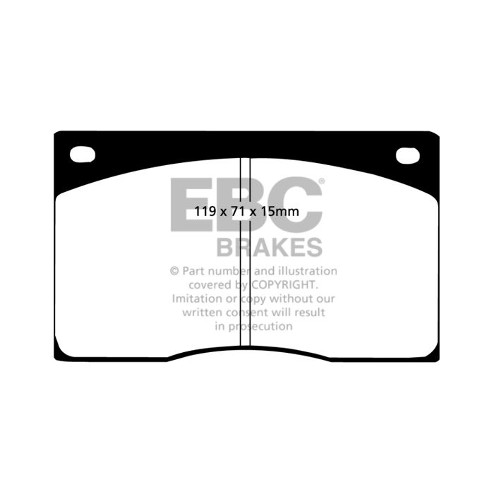 Bromsbelägg EBC Ultimax DP262