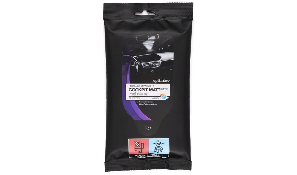 Optimize Vinyl Mat wipes 24 stk